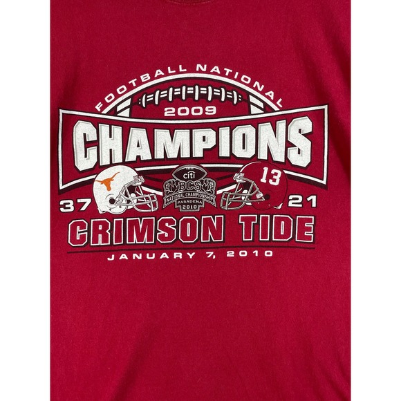 Football National Champions Crimson Tide Men's T-Shirt Size L - Picture 2 of 6